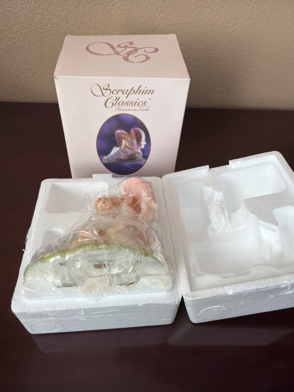 1999 Seraphim Classics "Eve" Tender Heart Rabbits Collectors Club Figurine w/Box - Picture 5 of 14